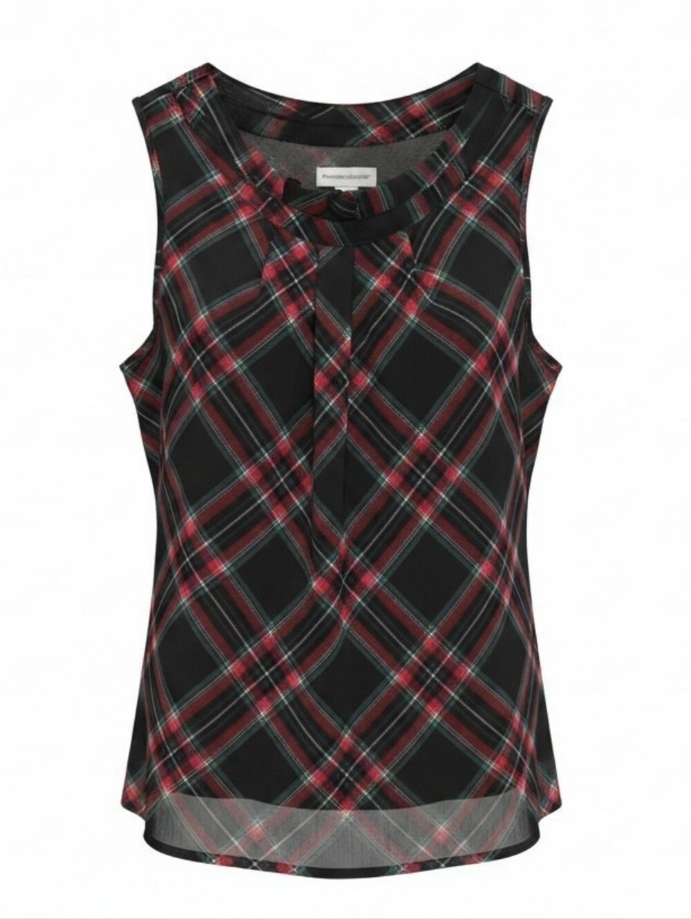 Christopher And Banks Plaid Blouse